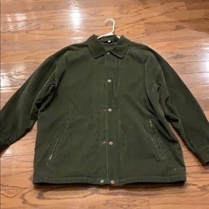Tommy Bahama corduroy jacket with fleece interior